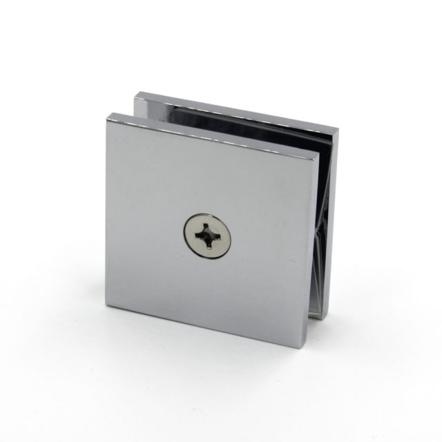 Swing door chrome clip - back