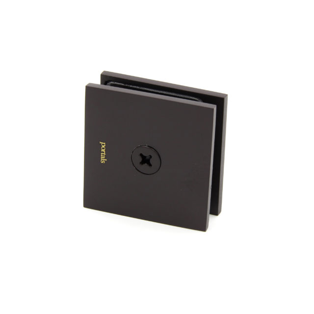Swing door oil rubbed bronze clip - back