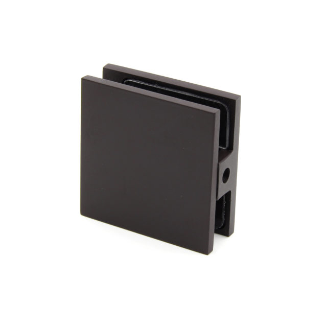 Swing door oil rubbed bronze clip - front