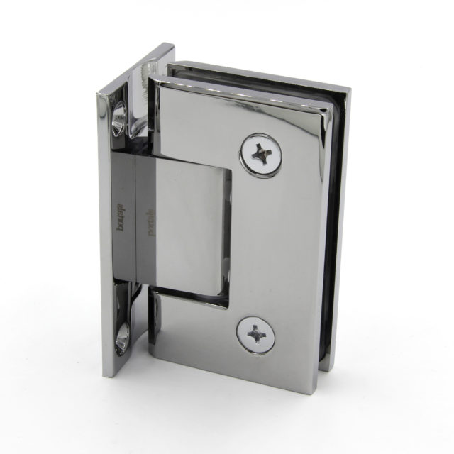 Swing Door Hinge Back - Chrome