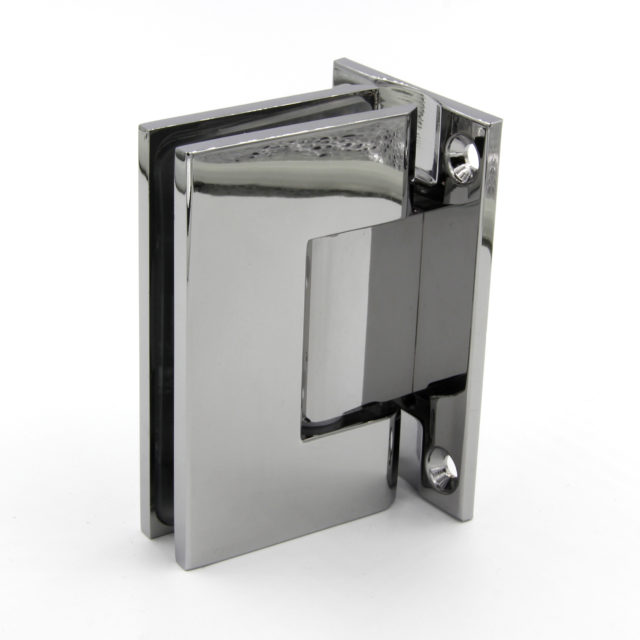 Swing Door Hinge Front - Chrome